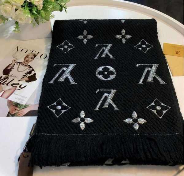 

new fashion winter luxury scarf qualtiy designer women's cashmere scarf classic letter pattern women scarves, Blue;gray