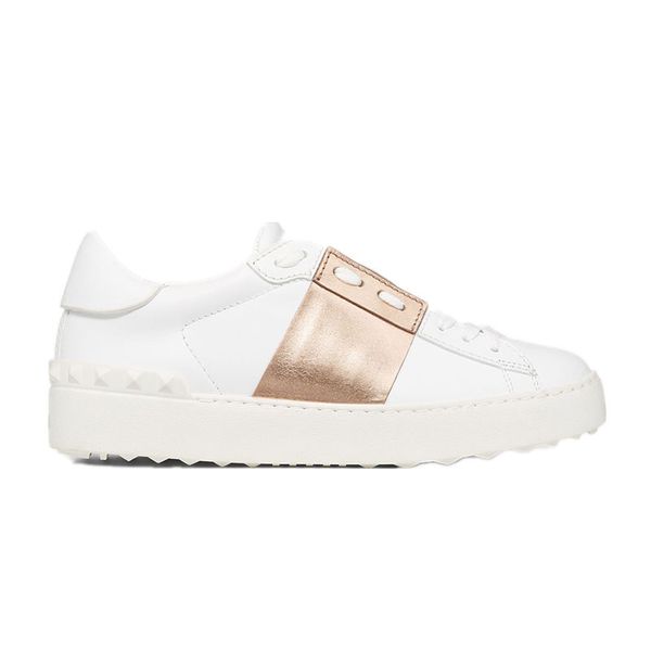 

new arrivel r shoes white fashion mens women leather casual open low sports sneakers size 35-46 t01, Black