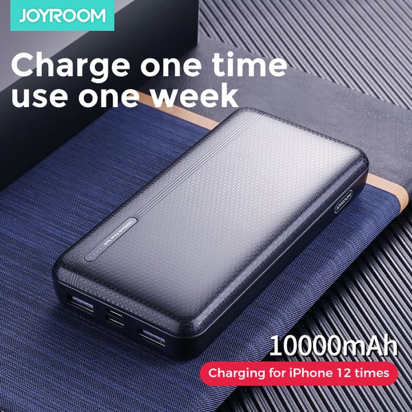 

joyroom power bank 10000mah portable battery powerbank 2 usb port fast quick charge with led powerbank for iphone samsung xiaomi