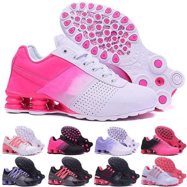 

women shox shoes avenue deliver current nz r4 802 808 basketball shoes woman nz sneakers size 5.5-8.5, Black