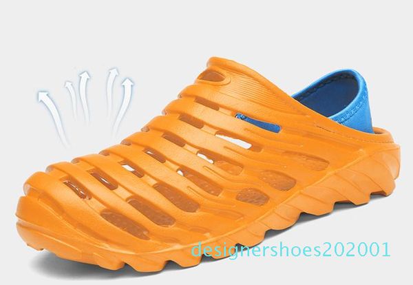 

the men sandals designer shoes slide summer fashion wide flat slippery sandals slipper flip flop size 40-45 sandals d01, Black