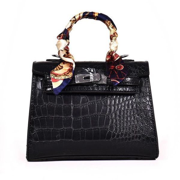 

designer-new women handbag luxury crocodile pattern pu leather lock ladies totes evening clutch messenger bags shoulder bags tbg036