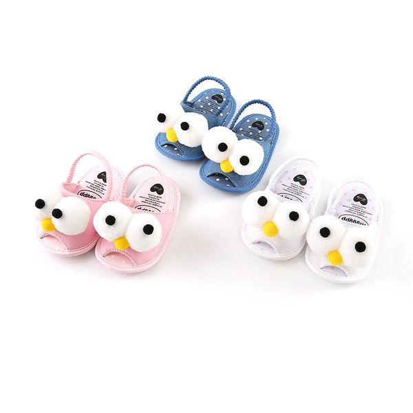 

2020 new arrivals summer baby girls cute cartoon print prewalker soft bottom shoes girls baby toddler sandals princess shoes, Black;red