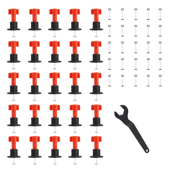 

25 pcs mini level wedges alignment tile spacers locator for wall floor tiles carrelage leveling leveler locator spacers