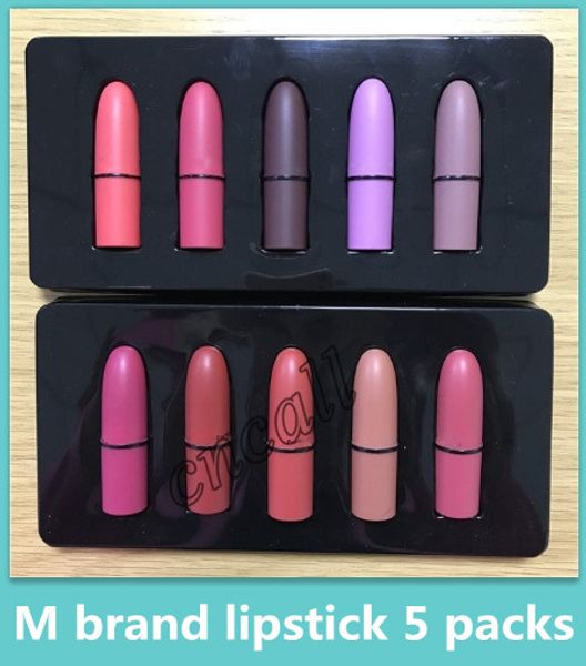 

2019 горячая распродажа м бренд мороз мороз помада мини размер помады 5 шт. / Компл. М