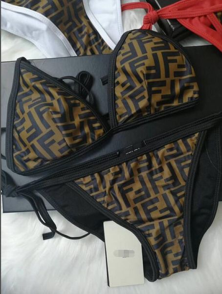 

summer 2020 ladies beach swimwear bikini lingerie 2 pieces swimsuit women's swimwear ing, White;black