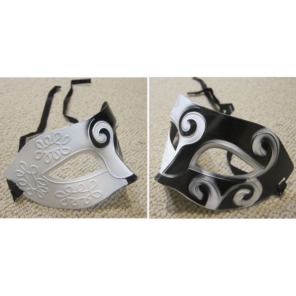 

новый blackwhite роман греческого mens венецианского хеллоуин костюм партия masquerade маска зоотовары дом и сад