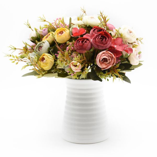 

decorative flowers & wreaths european and american home explosions silk roses fake for scrapbook christmas decorations artificial flower