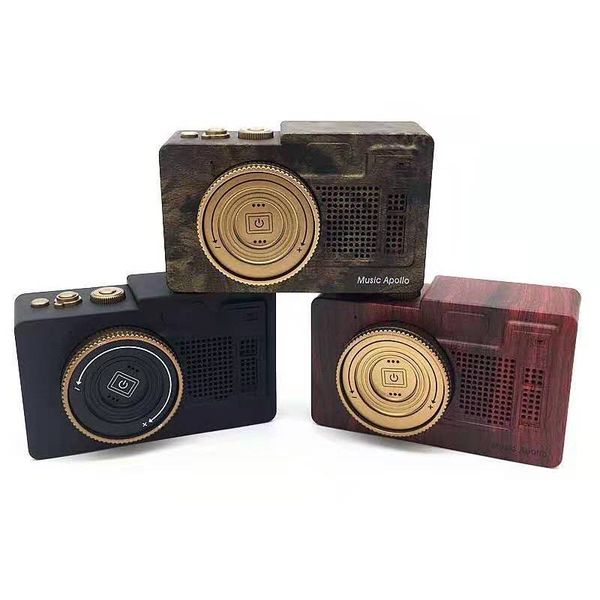 

беспроводной умный ретро bluetooth динамик 2019 новый творческий портативный мини деревянного ретро bluetooth стерео бас gif