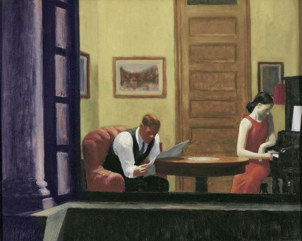 

edward hopper room in new york home decor handcrafts /hd print oil painting on canvas wall art canvas pictures a308