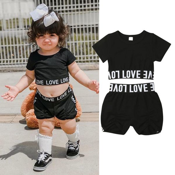 Kids summer outfits baby girls crop tops+long dress birthday wedding clothes set
