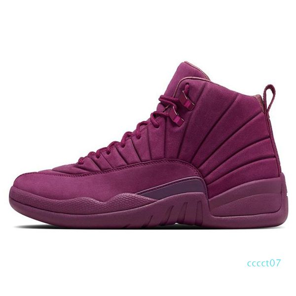 

winterized cny gym red 12 xii 12s men basketball athletic shoes bordeaux playoffs high white wings flu game sports sneakers 07ct