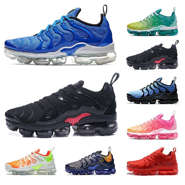 

fashion 2020 running tn plus shoes for men women brand sports sneakers mens trianers chaussures runner triple black white blue orange