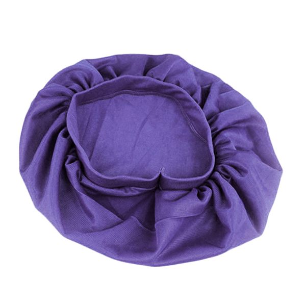 

sleeping hat women wide band warp knitting cloth bonnet cap night sleep caps soft long hair care bonnet headwrap