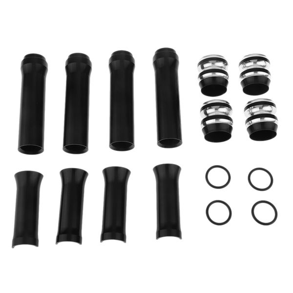 

black pushrod tube covers lower for harley softail touring twin cam 99-17