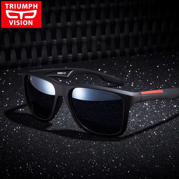 

vision sunglasses men redline matte frame lunette shades brand cool driving sun glasses, White;black