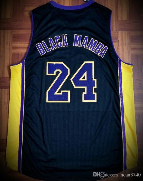 

custom men youth women k bnick name jersey super rare black mamba hollywood basketball jersey size s-4xl or custom any name or number jersey