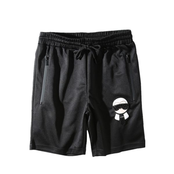 

new novelty men luxury pu leather doll comfortable classic striped skateboard street cotton casual shorts, White;black