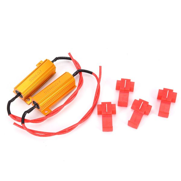 

fast hyper flash turn signal blink 50w 6 ohm rx24 load resistor fix led bulb
