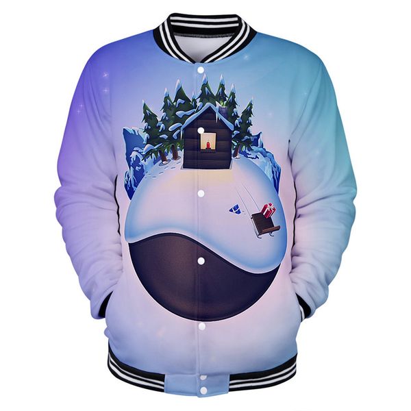 

mens jackets and coats christmas fun ugly 3d print party long sleeve coat baseball uniform abrigo hombre invierno #y3, Black;brown