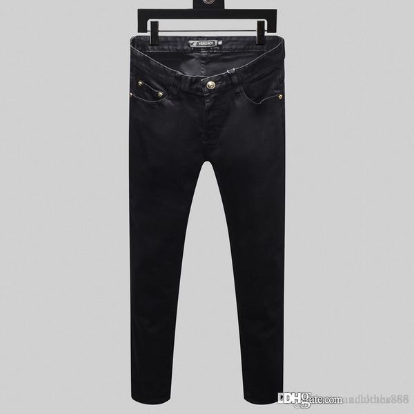 

2020 новй top quality luxury brand дизайнеѬкие еѬне бѬки мода дѬки trouse джин нали hommes, Blue