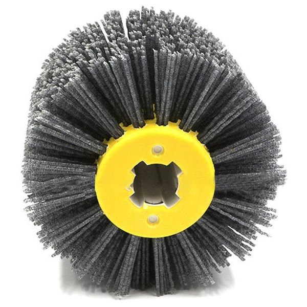 

new 1 pcs nylon abrasive wire dupont drum polishing wheel electric brush for woodworking metalworking