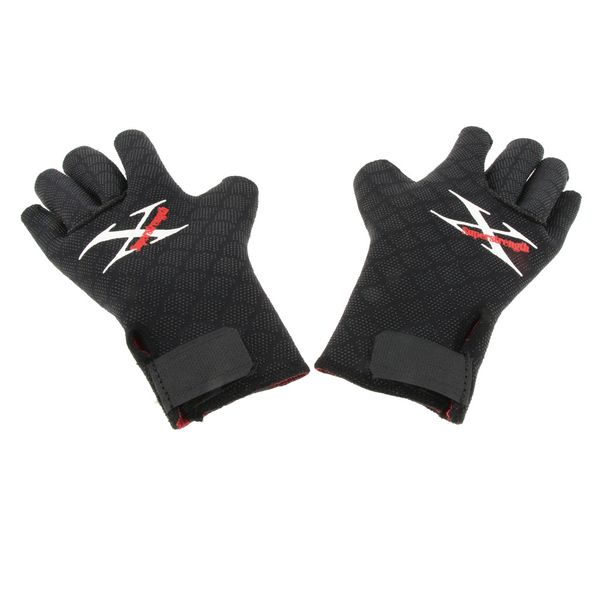 

premium scuba diving snorkeling surfing water sports wetsuit gloves - choice of size, Black