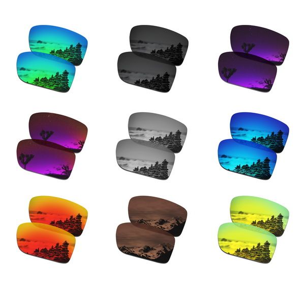 

smartvlt polarized replacement lenses for double edge sunglasses - multiple options
