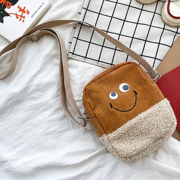 

2020 student messenger bag corduroy patchwork cute mini wild shoulder bag ladies cross body handbags bolsa feminina