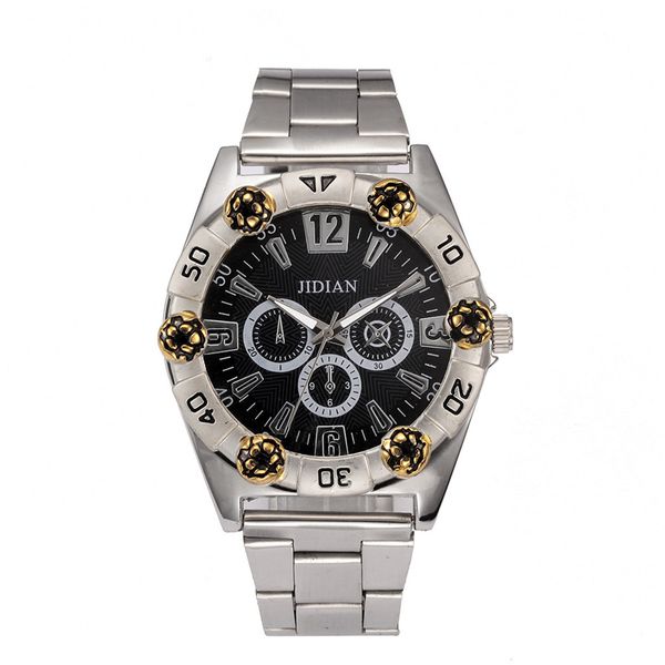 

creative luxury quartz wrist watch men watches leather wristwatch for male clock relogio masculino relog men hodinky #d, Slivery;brown