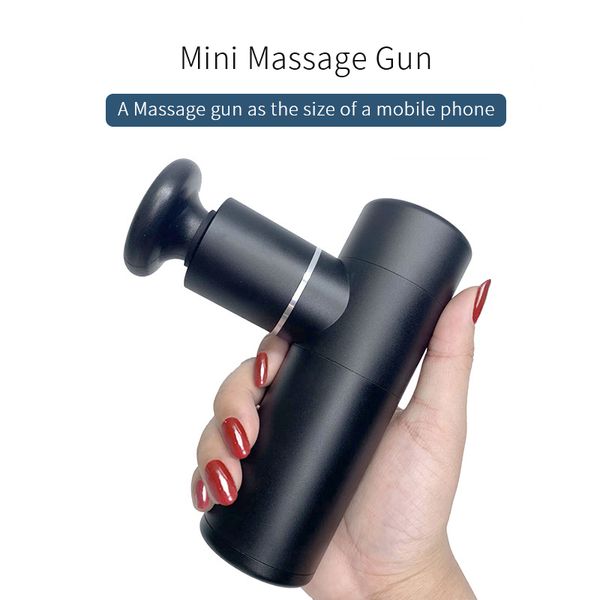 

mini massage gun muscle stimulator deep tissue massager device pocket massage gun body relaxation slimming shaping