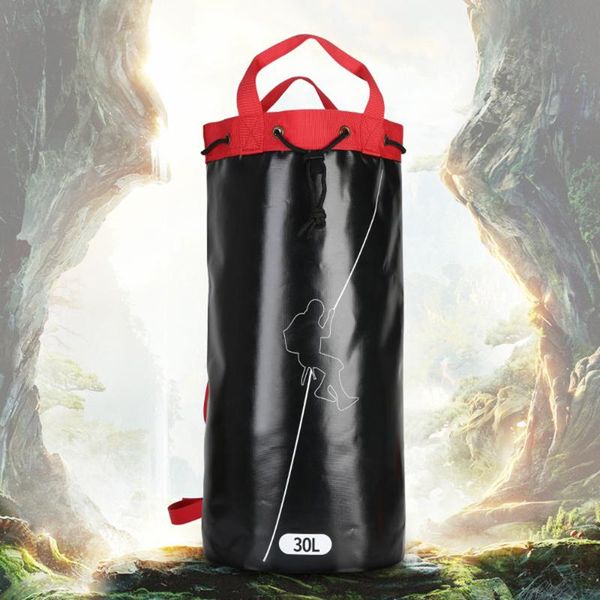 

climbing rope bag rappelling mountaineering sports protective equipment