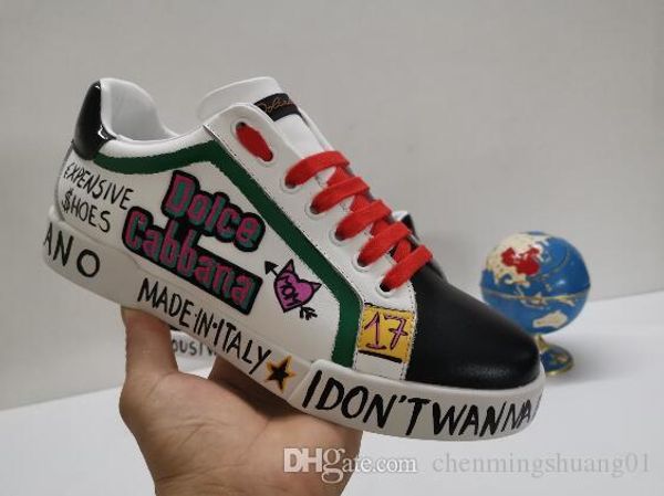 

white women's leather shoes men's and women's casual shoes black gold red fashion comfortable flat shoes size 35-46 0424