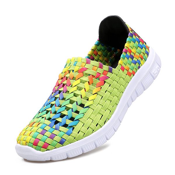 

running shoes for woman breathable mesh weave shoes lightweight female sneakers outdoor 2018 summer sports comfortable footwear