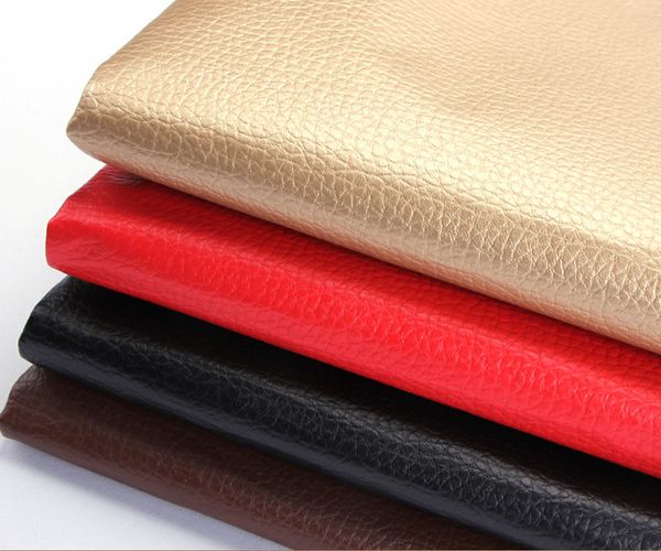 Back Glue Self Adhesive Leather Fabric Sofa Repair Subsidy Soft Bag Car Interior Decoration Lychee Grain Pu Diy Artificial Dining Room