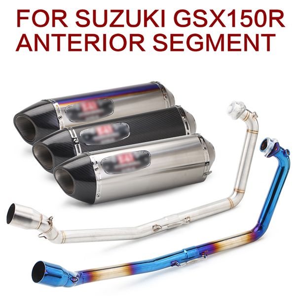 

motorcycle is suitable for gsx150r stainless steel front section gsxr150 exhaust pipe front section