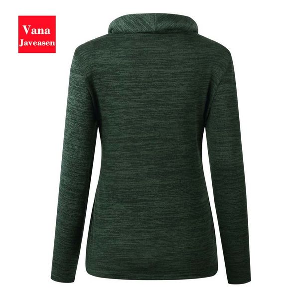 

turtleneck long sleeve pullovers woman sweatshirts spring autumn slim warm outwear office lady casual streetwear outerwear, Black