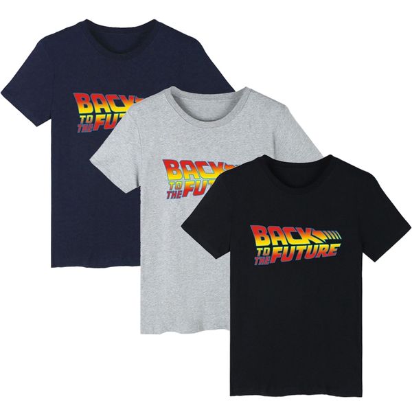 

mens designer summer t shirts back to the future printed 100% cotton mens fashion designer t shirt short sleeve s-3xl, White;black