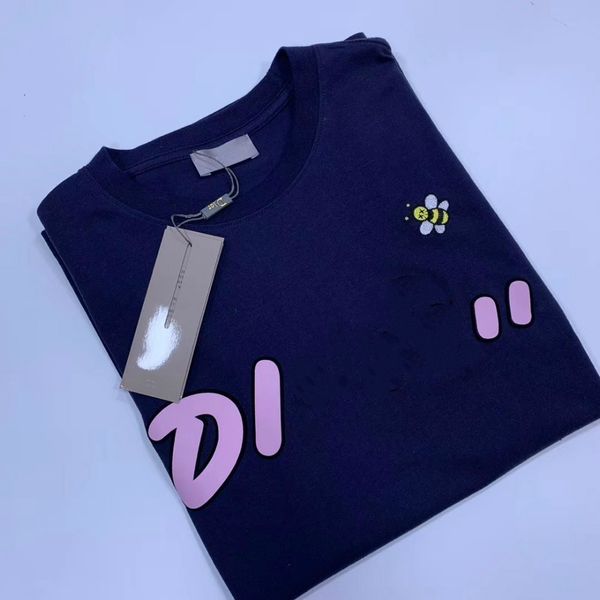 

Luxury european hort leeve 1a 1 logo embroidery honeybee tee fa hion men and women couple de igner t hirt hf tx077