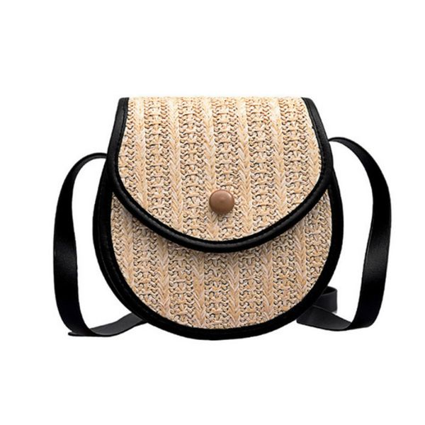 

woven beach circle bohemia handbag new fashion on vacation round mulit style straw bag handbags women summer rattan bag handmade