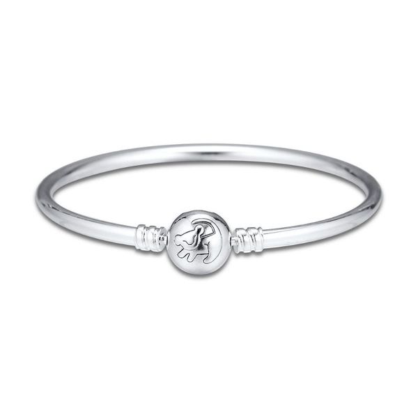 

gpy bangles for women the lion king bangle bracelet accesorios mujer joyas de plata 925 sterling silver jewelry lover gift, Golden;silver