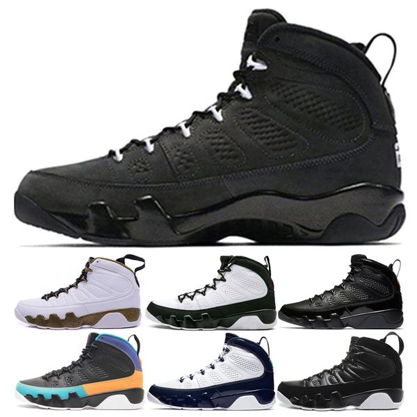 

high anthracite 9 basketball shoes men 2010 release black white dream it,do it white red og space jam sneakers unc trainers
