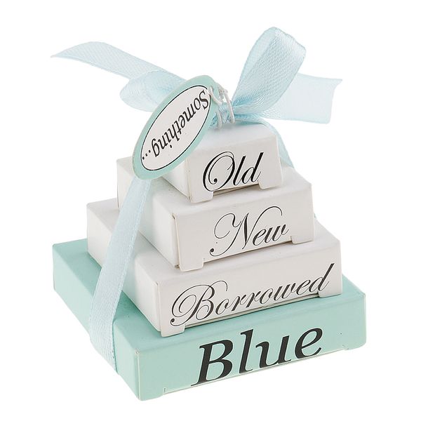 

something old new borrowed blue note pad mini planner boxes wedding supplier