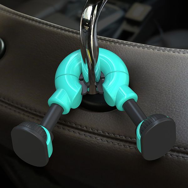 

forauto 1 шт. подголовник автомобиля крюк авто органайзер спинка сиденья вешалка abs милый авто застежка клип укладка уборка автомобиля-стай