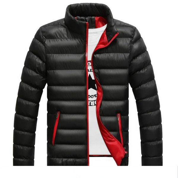 

2019 осень и зима новая осень и зима куртка мужская теплая брендовая куртка тонкое мужское пальто ветровка, Tan;black