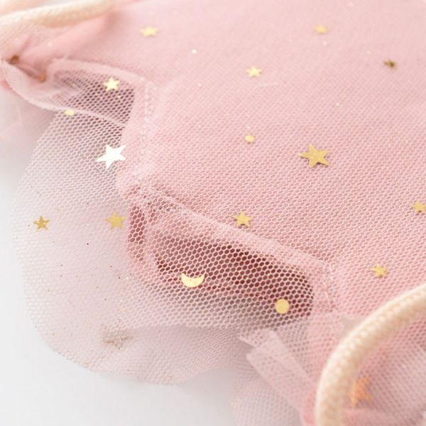 

cotton cartoon baby handbag sweet princess imperial crown bag girls fabric diagonal baby cute coin purse 2colors
