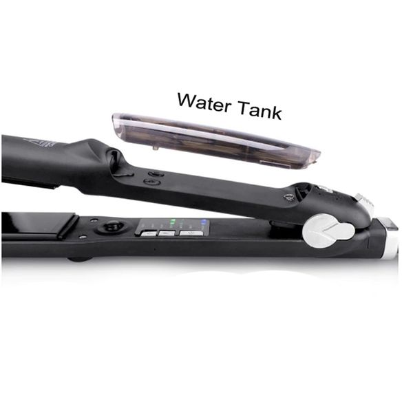 

vapor water tank of steam hair straightener flat iron replacement accessories hair straightening iron spare tank, Black