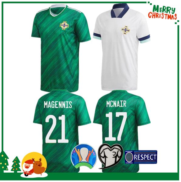 

19 20 northern ireland soccer jersey lafferty 2020 home men davis magennis evans mcnair boyce football shirt, Black;yellow