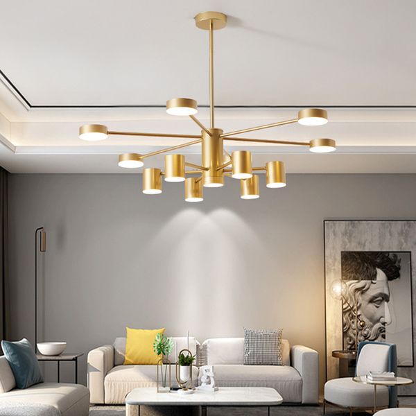 Modern Pendant Lamps Creative Hanging Ceiling Lights Gold Black White Pendant Lighting For Living Room Bedroom Dinning Room Decoration Island Lighting