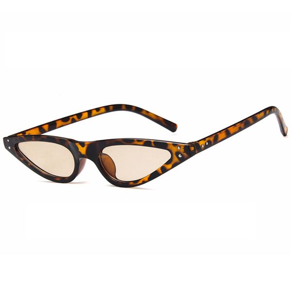 

retro cat eye sunglasses women small frame triangle sun glasses lady rivet eyeglasses oculos de sol feminino lunette soleil l3, White;black
